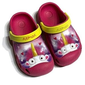 Unicorn little girls slippers